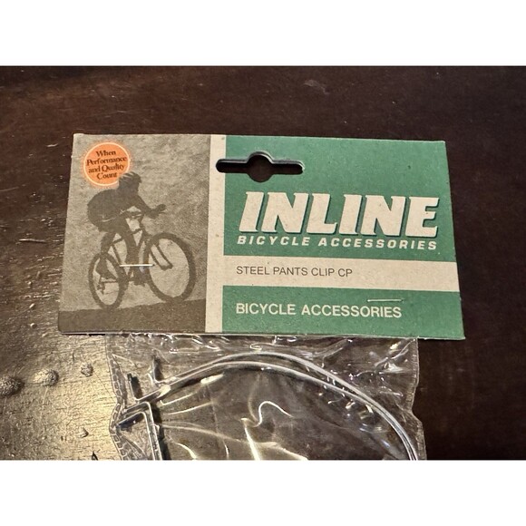 VINTAGE TAIWAN Inline Bicycle Accessories Steel Pants Clip PC #109858 - Picture 3 of 5